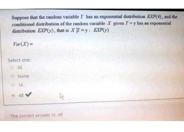 Solved Suppose That The Random Variable Y Has An Exponential | Chegg.com