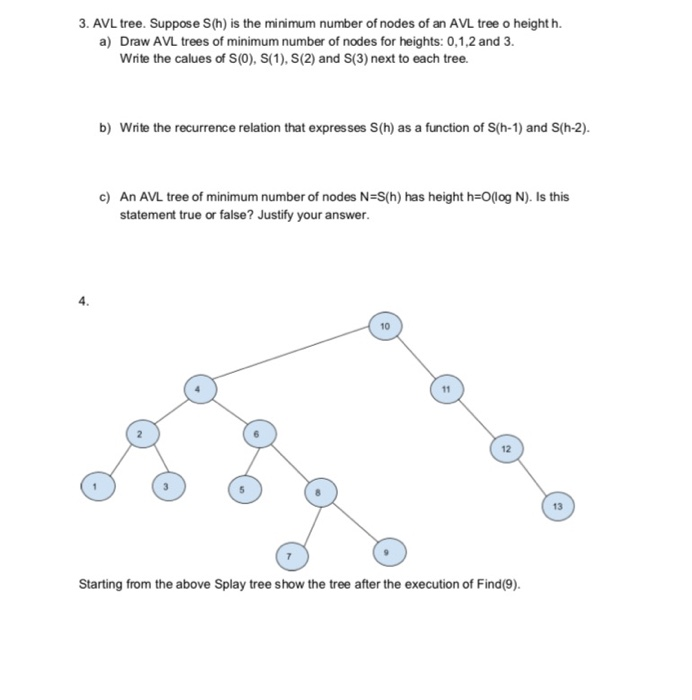 solved-3-avl-tree-suppose-s-h-is-the-minimum-number-of-chegg