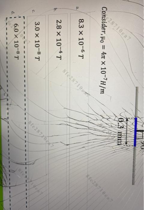 Solved A 5.0 A current flows through the wire shown. What is | Chegg.com