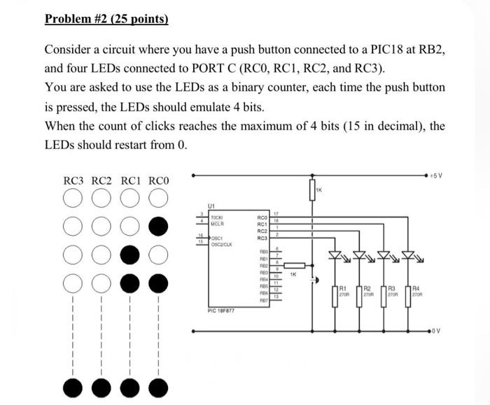 Problem \#2 (25 points) Consider a circuit where you | Chegg.com