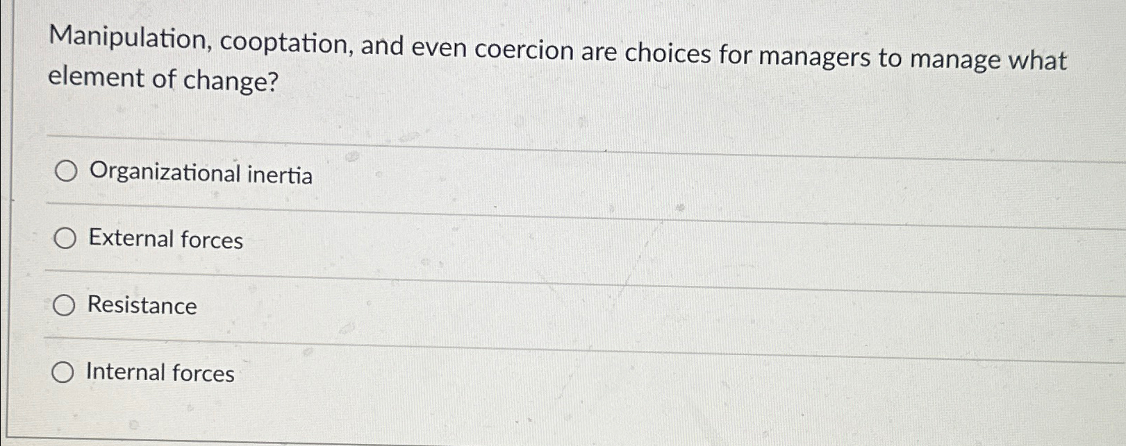 Solved Manipulation, cooptation, and even coercion are