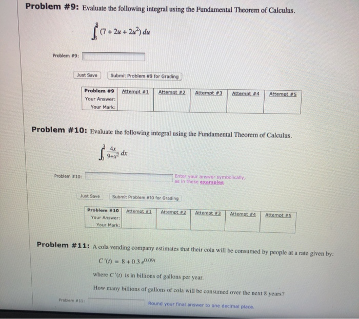 Solved Problem #9: Evaluate the following integral using the | Chegg.com