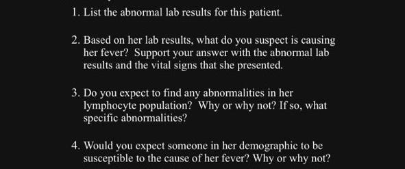 Solved A 49-year-old woman presents to the emergency room | Chegg.com