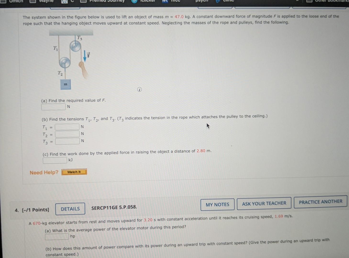 Solved The force acting on a particle varies as in the | Chegg.com