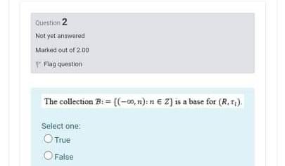 Solved Question 2 Not yet answered Marked out of 200 Flag | Chegg.com