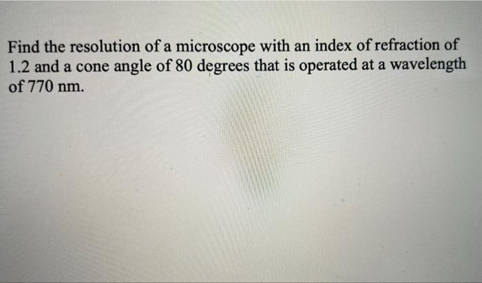 Resolution Of Microscope Angle _ Resolution Of A Microscope – EVXAGG