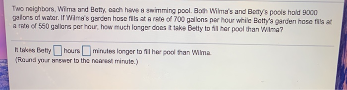 two neighbors wilma and betty