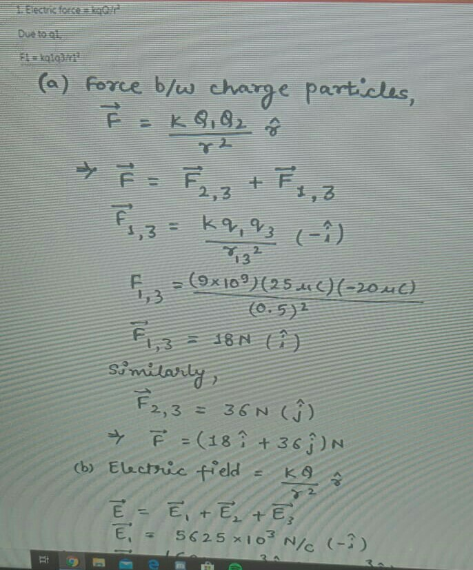 3 Point Charges 4 25 C 42 32 Uc And Q Uc Chegg Com