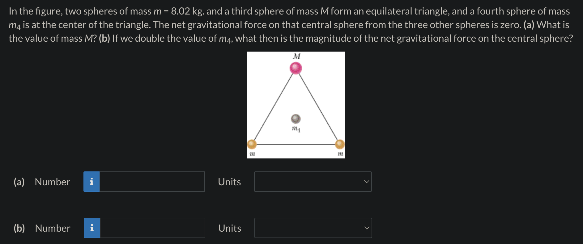 Solved In the figure, two spheres of mass m=8.02kg. ﻿and a | Chegg.com