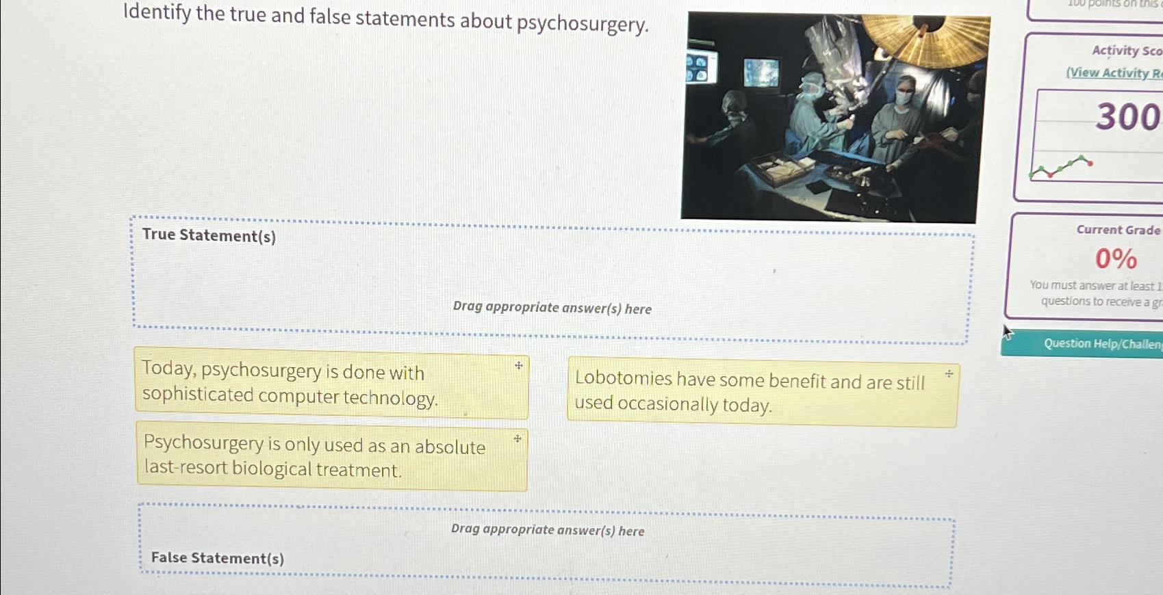 Solved Identify the true and false statements about | Chegg.com
