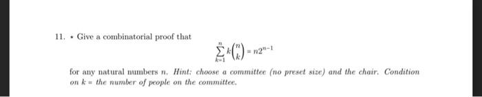 Solved 7. . Give a combinatorial proof that Pascal's | Chegg.com