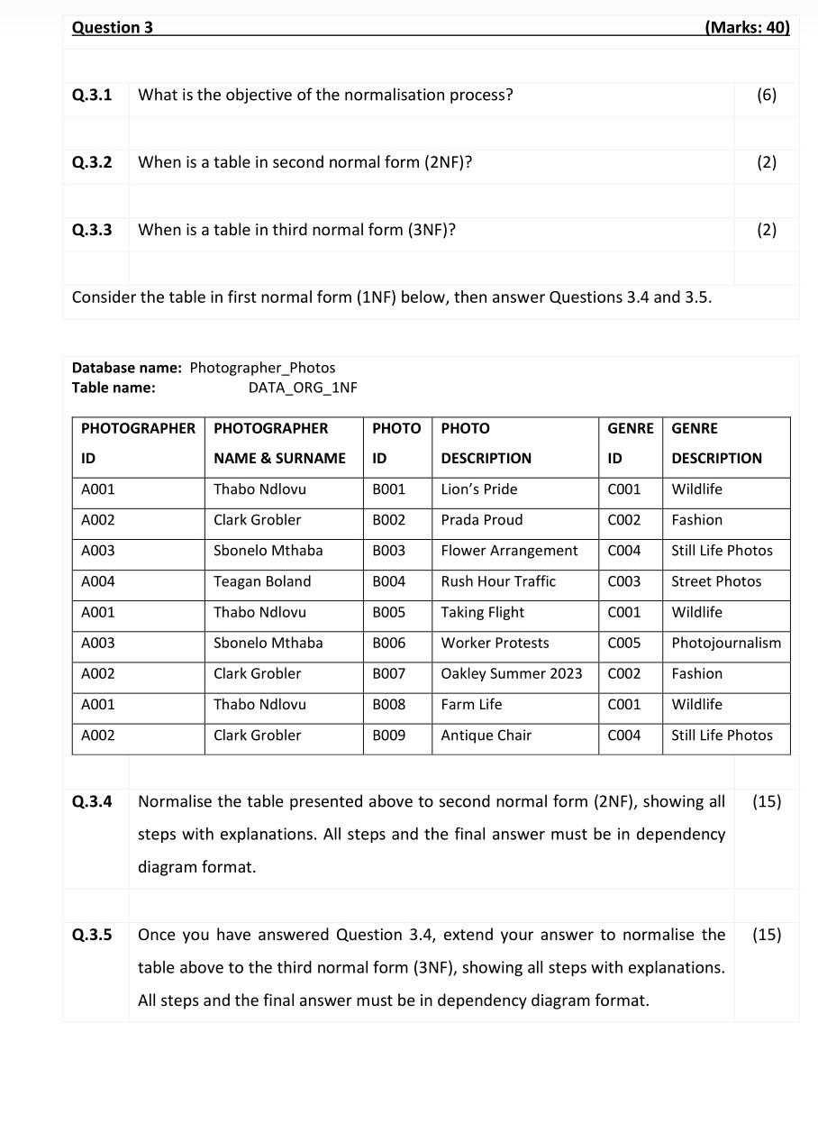 Solved A Database Management System (DBMS) Performs Several | Chegg.com