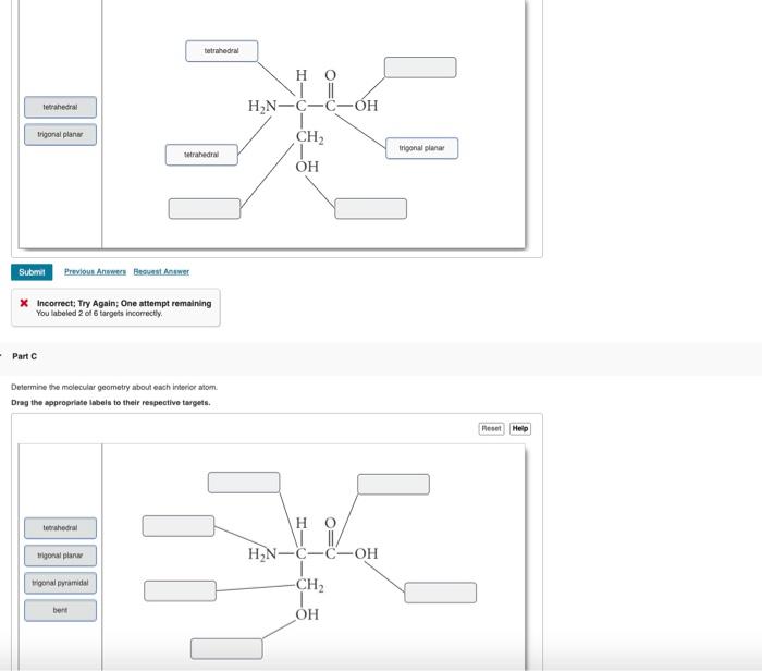 Solved Part D Determine the hybridization about each | Chegg.com