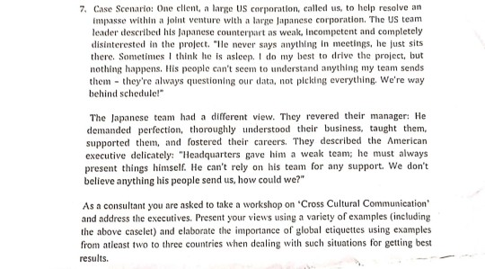 7 Case Scenario One Client A Large Us Corporation Chegg Com 7 Case Scenario One Client A Large Us Corporation Chegg Com