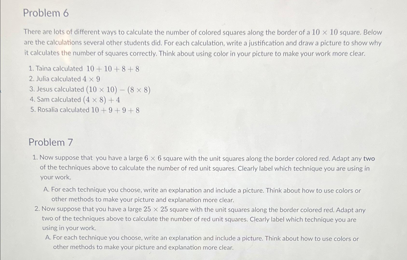 problem solving show numbers in different ways lesson 6.8