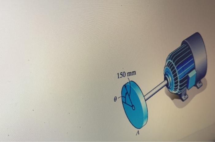 Solved Che motor turns the disk with an angular velocity of | Chegg.com