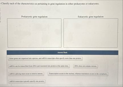 Solved Classify each of the characteristics as pertaining to | Chegg.com