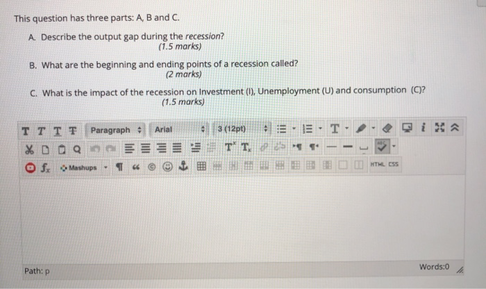 Solved This question has three parts: A, B and C. A. | Chegg.com