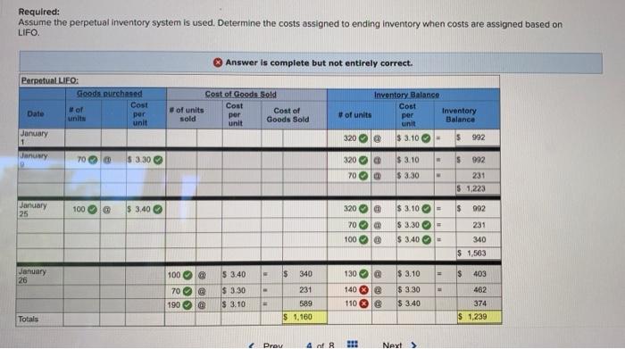 Solved Required: Assume The Perpetual Inventory System Is | Chegg.com