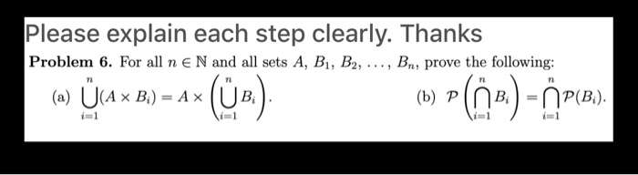 Solved Please explain each step clearly. Thanks Problem 6. | Chegg.com