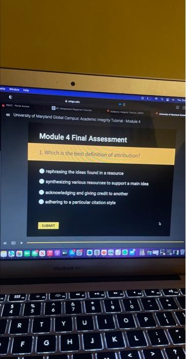 Solved Module 4 Final Assessment 1. Which is the best | Chegg.com