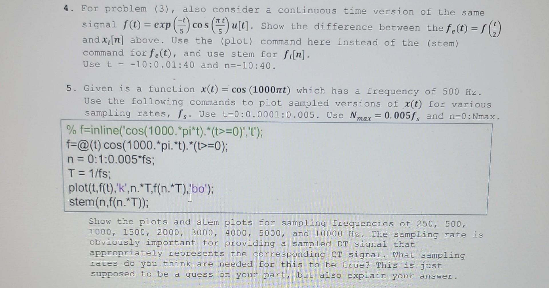 Solved 1 Create A Three Row Subplot Figure According To The Chegg