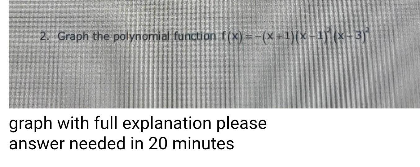 x 1 2 x 2 graph of polynomial