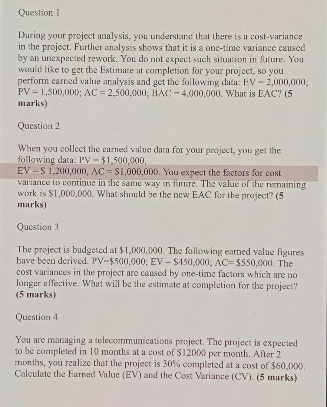 Solved i need help in all these questions to solve. please | Chegg.com