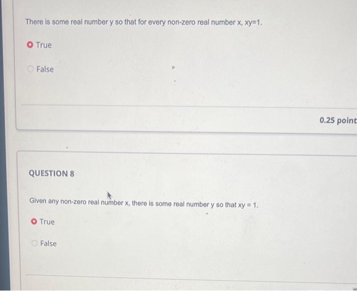 Solved There is some real number y so that for every | Chegg.com