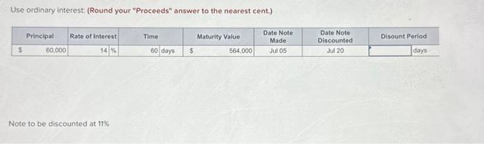 Solved Use ordinary interest: (Round your 