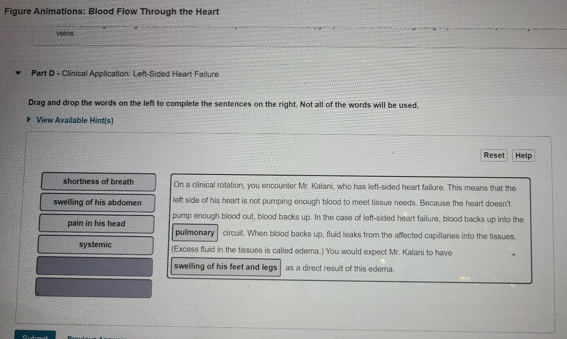 Solved Figure Animations Blood Flow Through the Heart vo