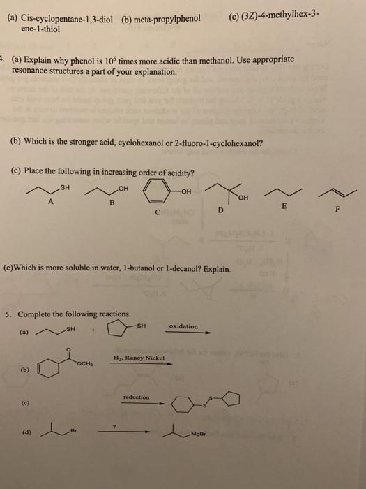 Solved 3. Draw the structures for the following compounds. | Chegg.com