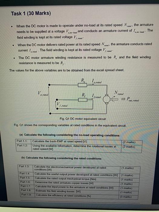 Solved 16 17 18 Task-1 19 20 21 22 23 24 25 26 27 DC motor | Chegg.com