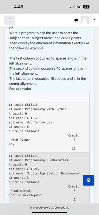 Solved kindly use python only to give the answer of | Chegg.com