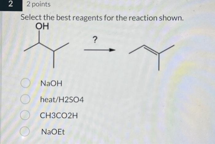 Solved Select The Best Reagents For The Reaction Shown Hbr Chegg Com