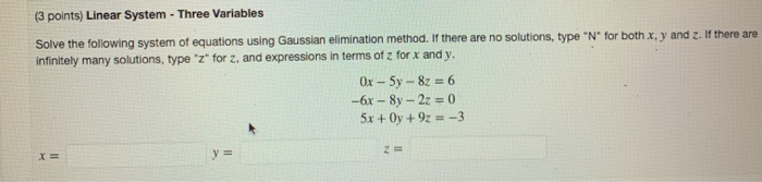 Solved (3 points) Determine whether the following system has | Chegg.com