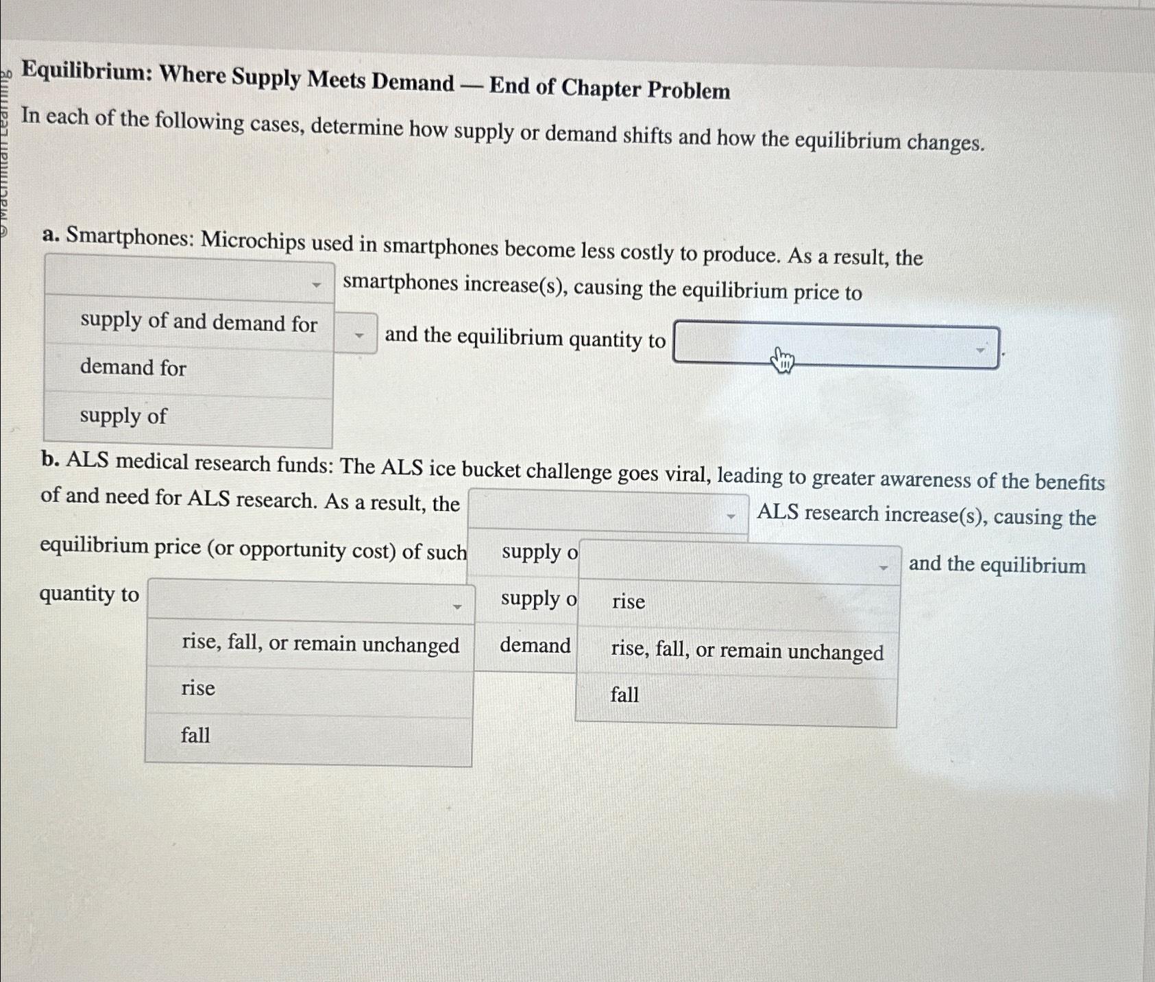 Solved Equilibrium Where Supply Meets Demand ﻿End of