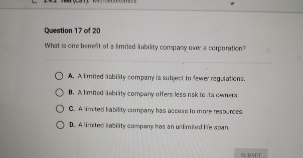 solved-question-17-of-20-what-is-one-benefit-of-a-limited-chegg