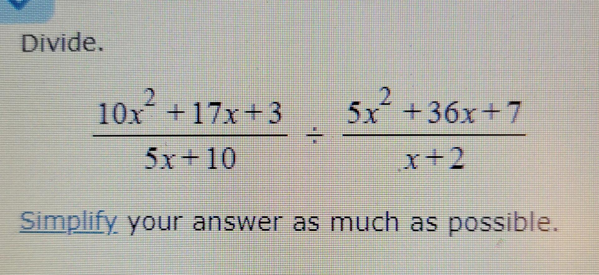 5 x 10 7 divided by 2 x 10 9