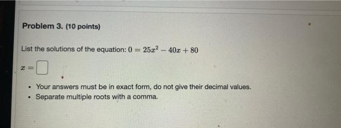 Solved Problem 1. (10 points) Solve the following system of | Chegg.com