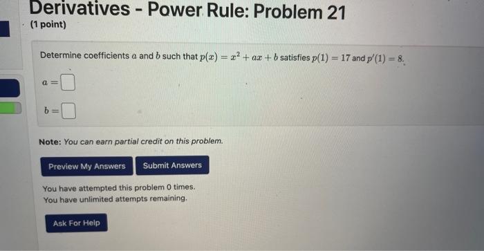 Solved Determine Coefficients A And B Such That P(x)=x2+ax+b | Chegg.com