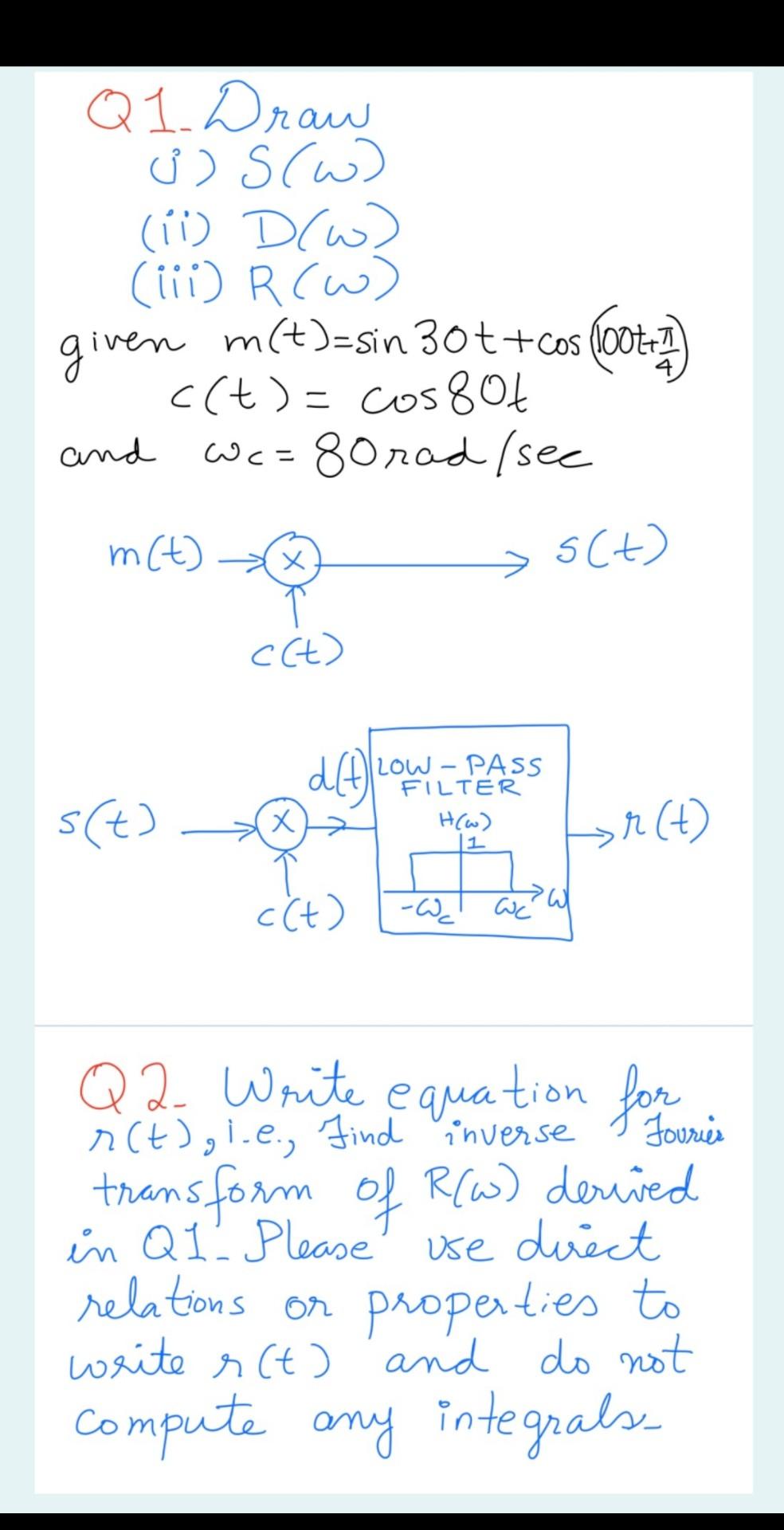 Solved Q1 Draw U Scw Ii Dew Iii Rcw Given M T Chegg Com