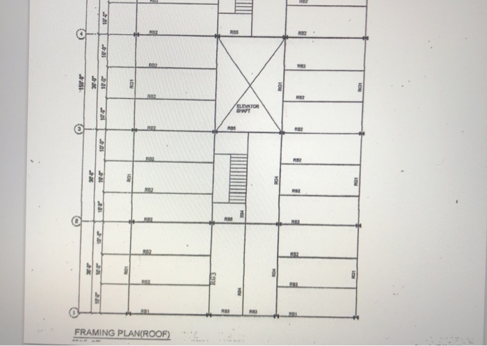 Solved The attached sketch shows the Roof Framing Plan of a | Chegg.com