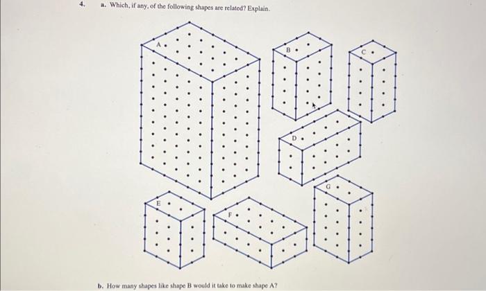 Solved 4. a. Which, if any, of the following shapes are | Chegg.com