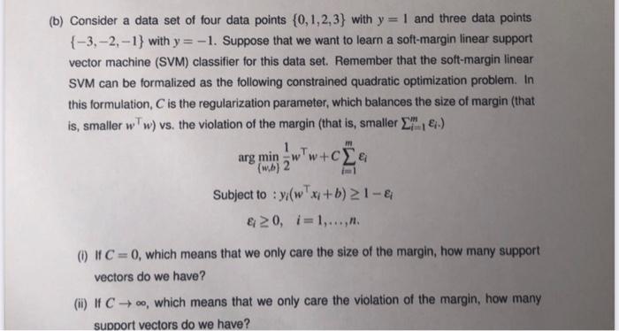 Solved (b) Consider a data set of four data points {0,1,2,3} | Chegg.com
