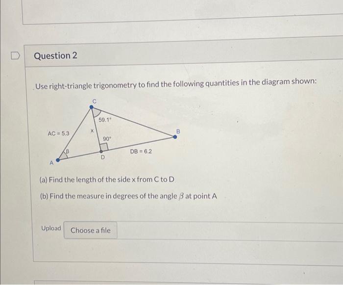 right triangles and trigonometry homework 2