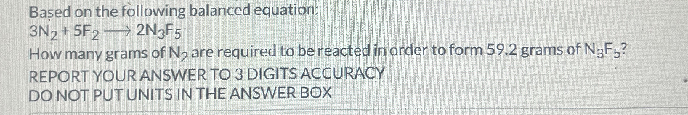 Solved Based on the following balanced | Chegg.com