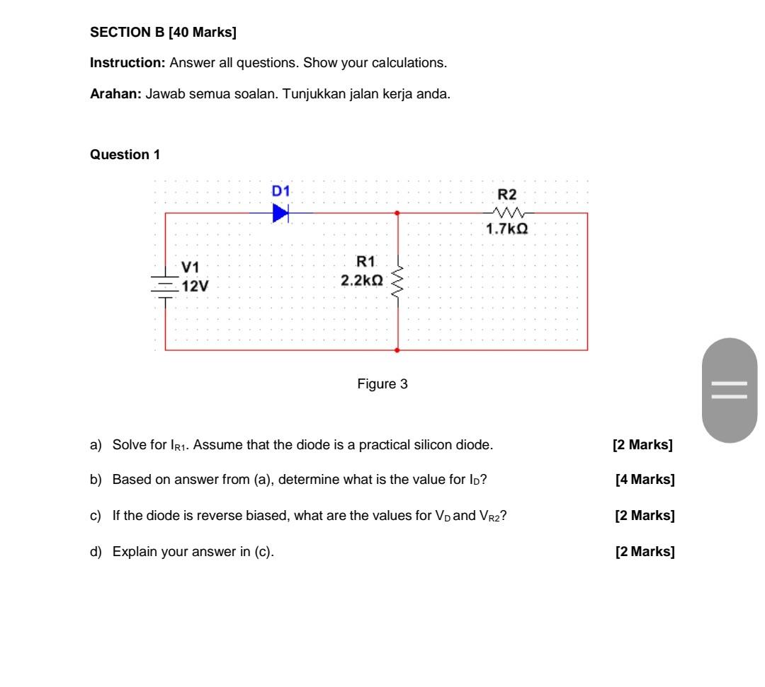 Solved SECTION B [40 Marks] Instruction: Answer All | Chegg.com