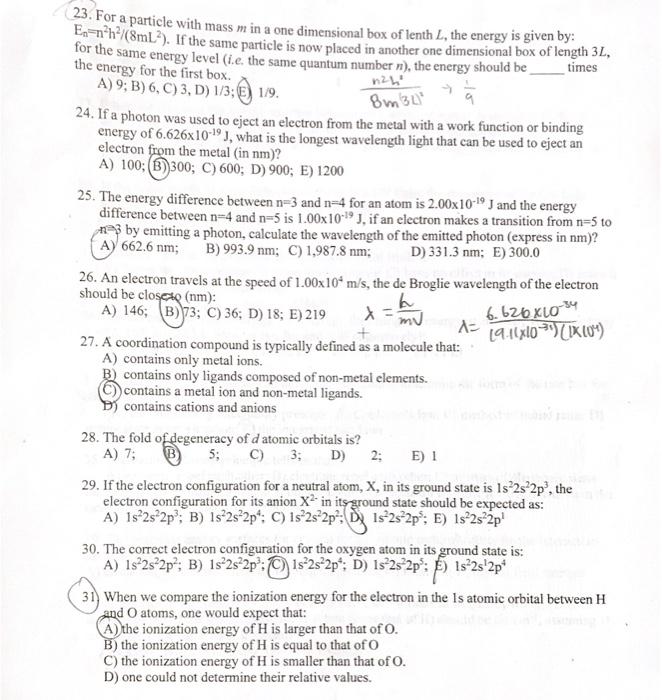 Solved Im Not Sure If These Are Right Especially The Circ Chegg Com