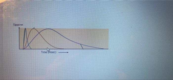 Solved In the graph above, the rates of maximum tension | Chegg.com